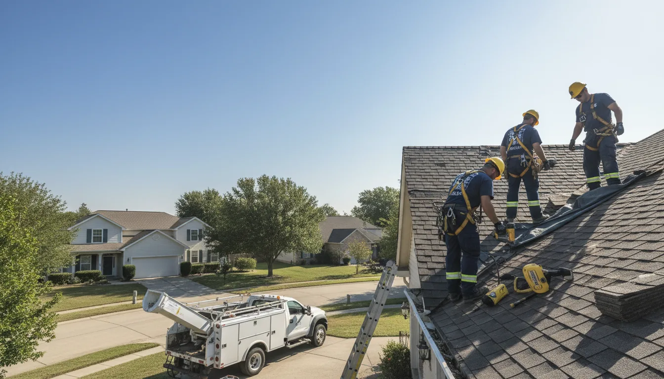 Storm Damage Roof Repair in West Decatur, PA